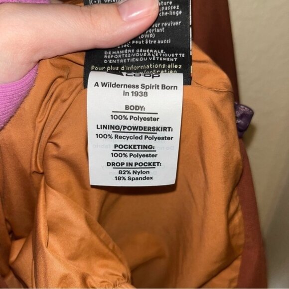 REI Co-Op Insulated Rain Jacket With A Hood Size XS - Picture 7 of 7